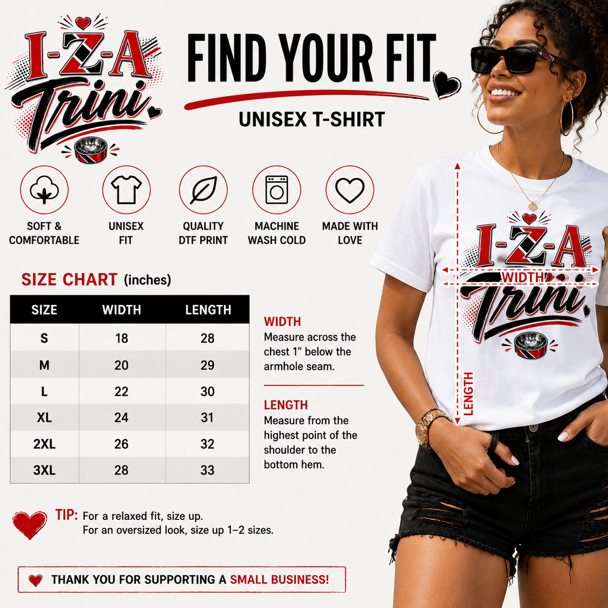 I-Z-A Trini Graphic Tee