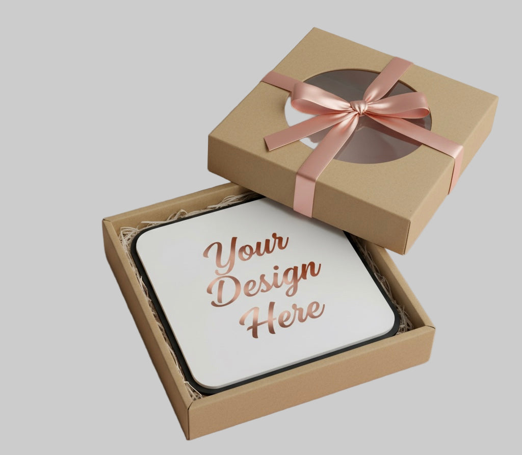 Custom logo coaster made to order