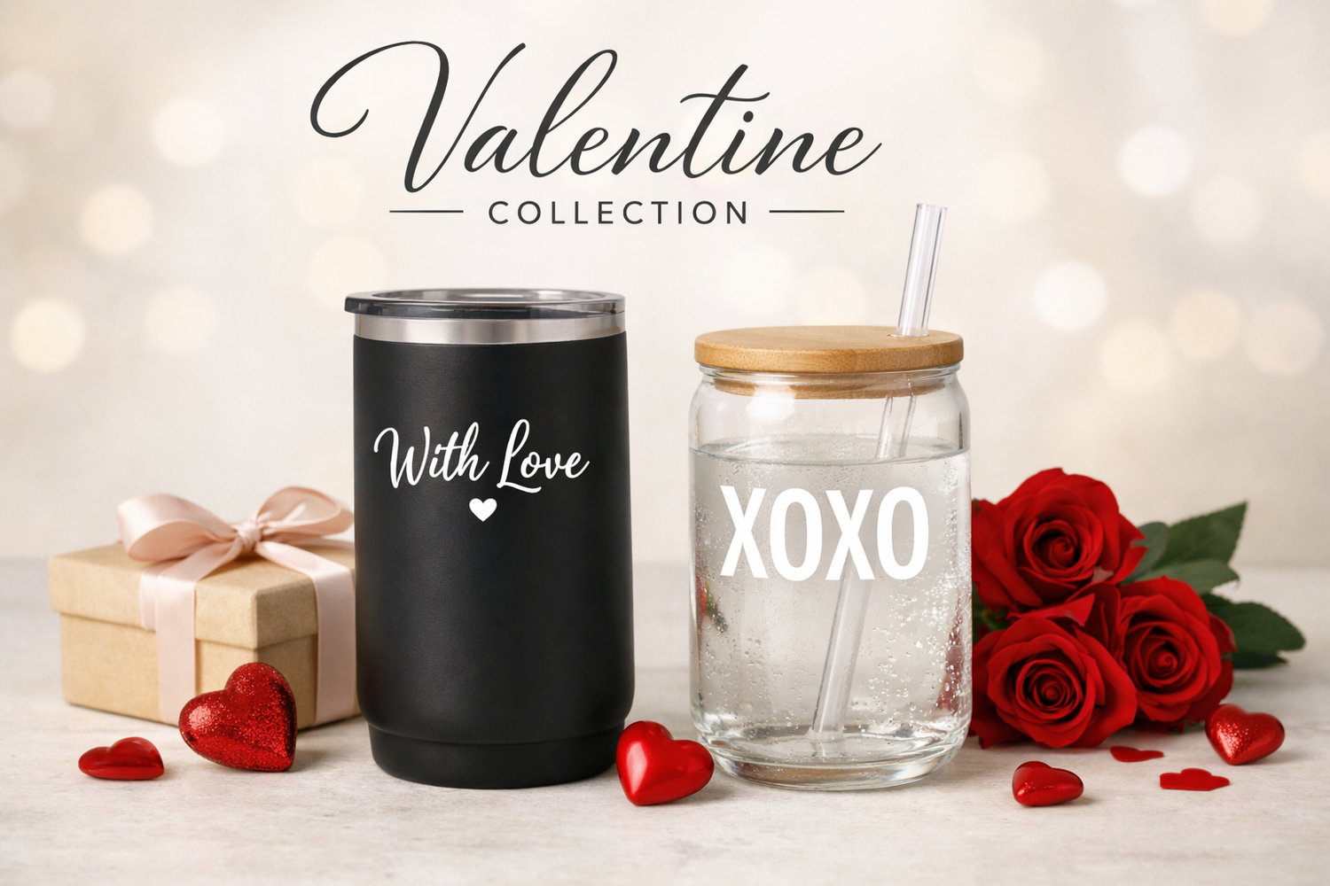 Personalized Valentine Gifts | Custom Drinkware & Gift Sets