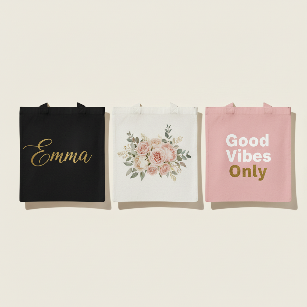 3 Tote Bag Styles - Updated Colors