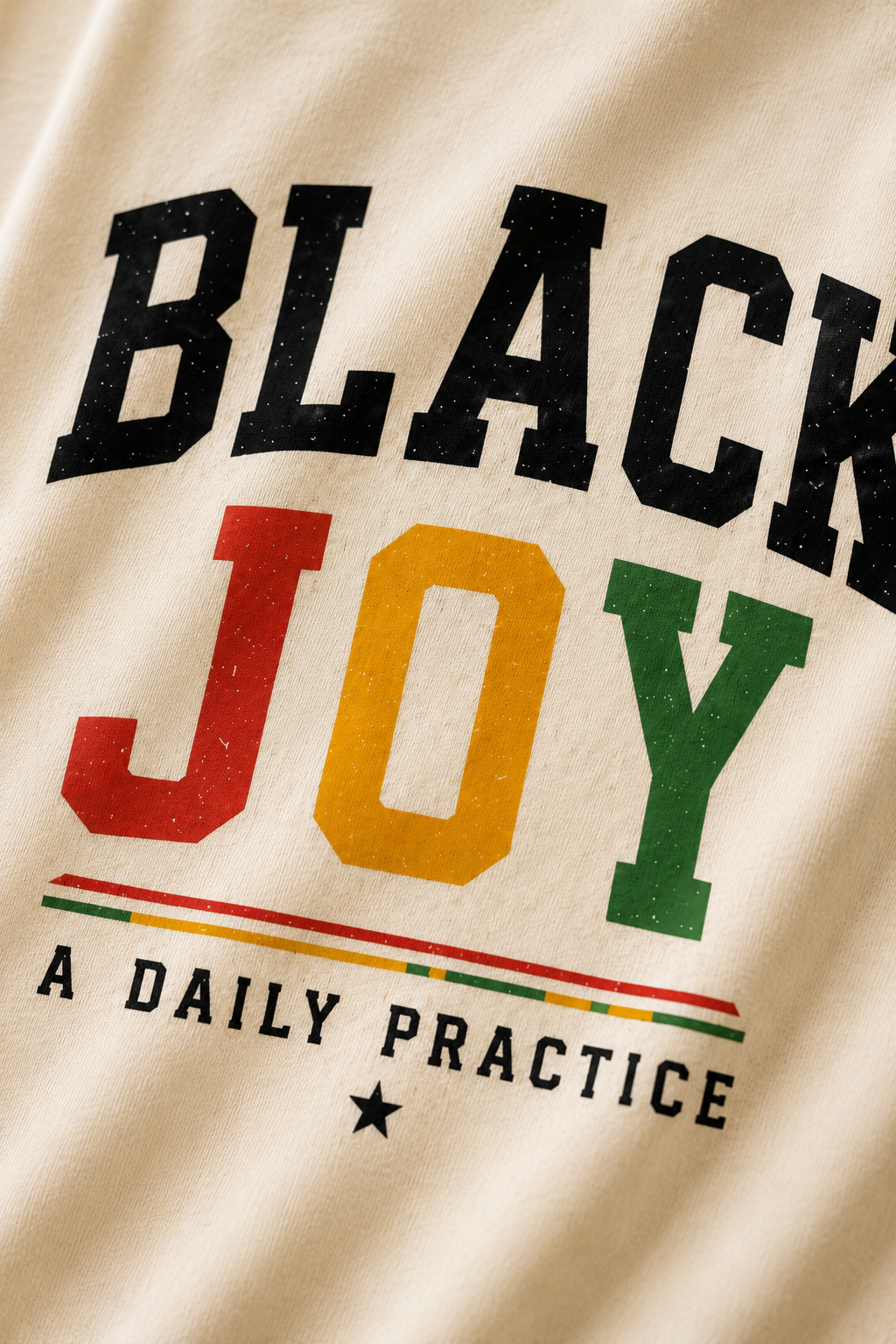 Black Joy A Daily Practice Juneteenth T-Shirt | Juneteenth Shirt | Black History Shirt | Pan-African Colors Tee