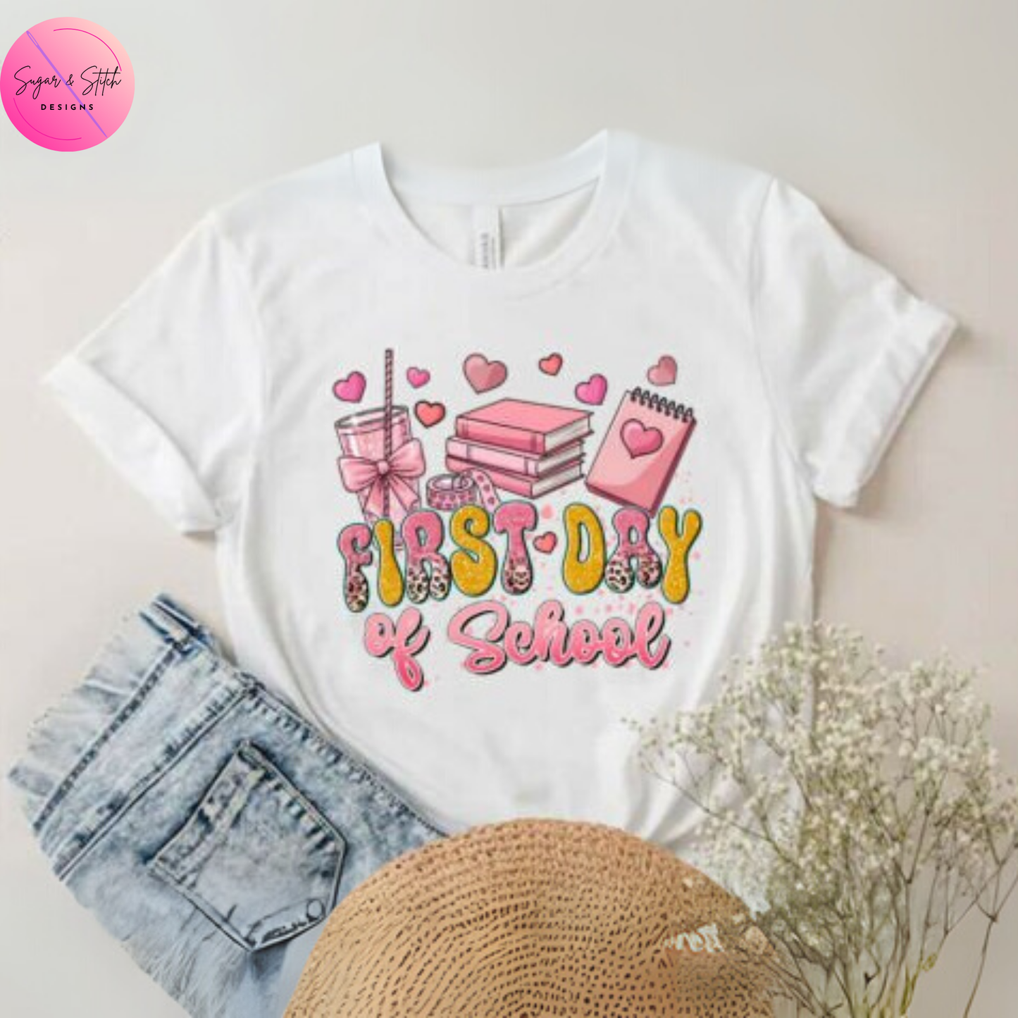 First Day of School Teacher Tee – Cute and Comfy Back to School Shirt