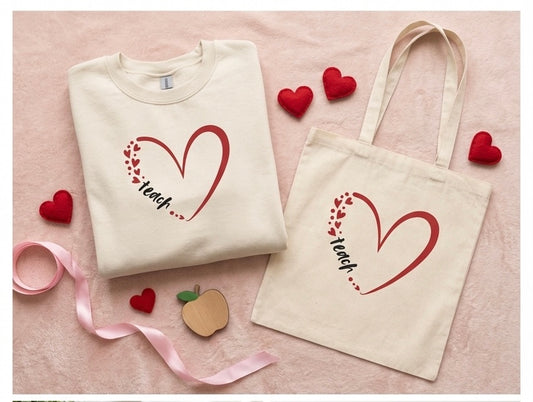 	Reusable teacher tote bag for classroom and everyday use