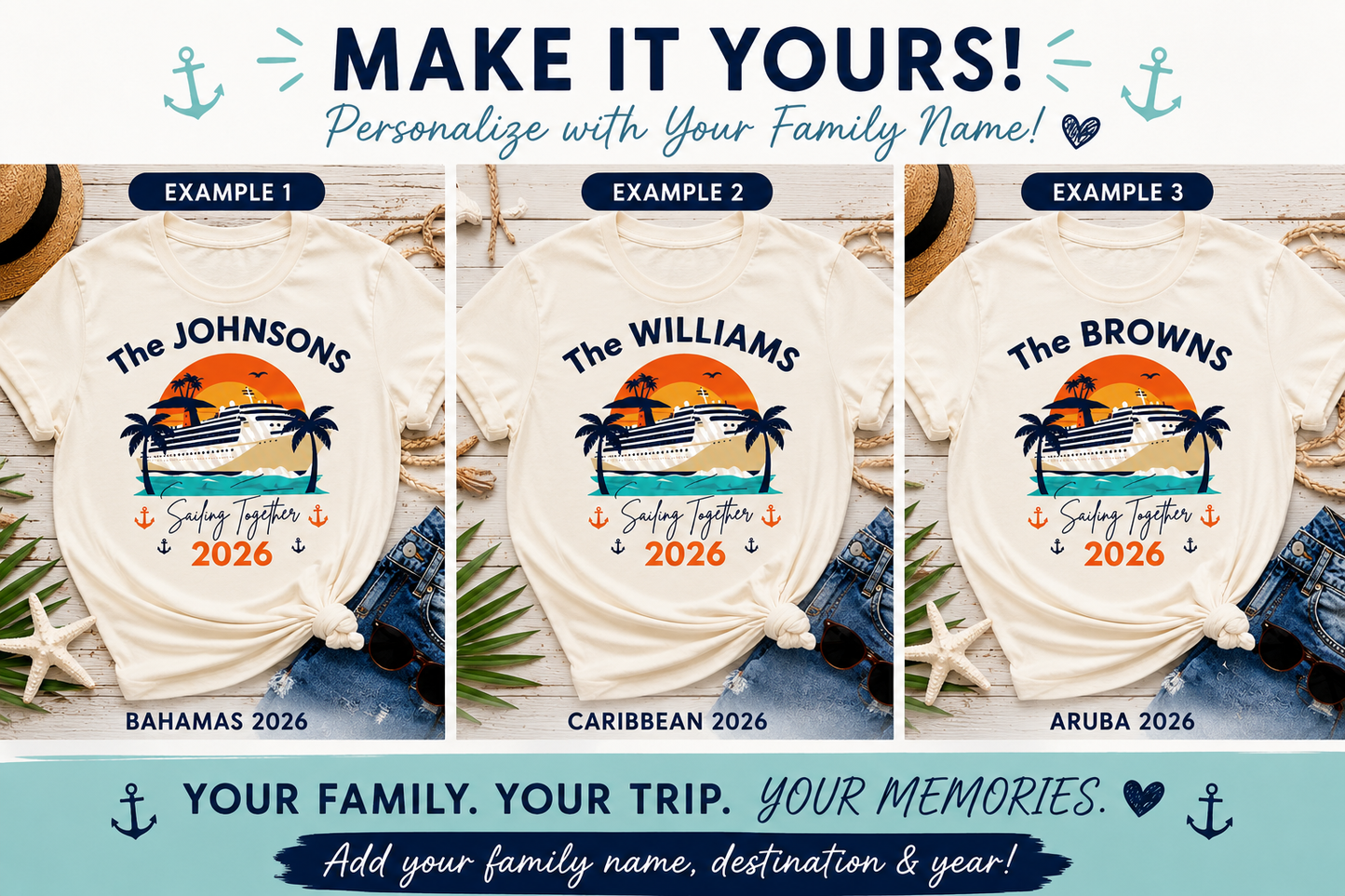 Custom Family Cruise T-Shirt