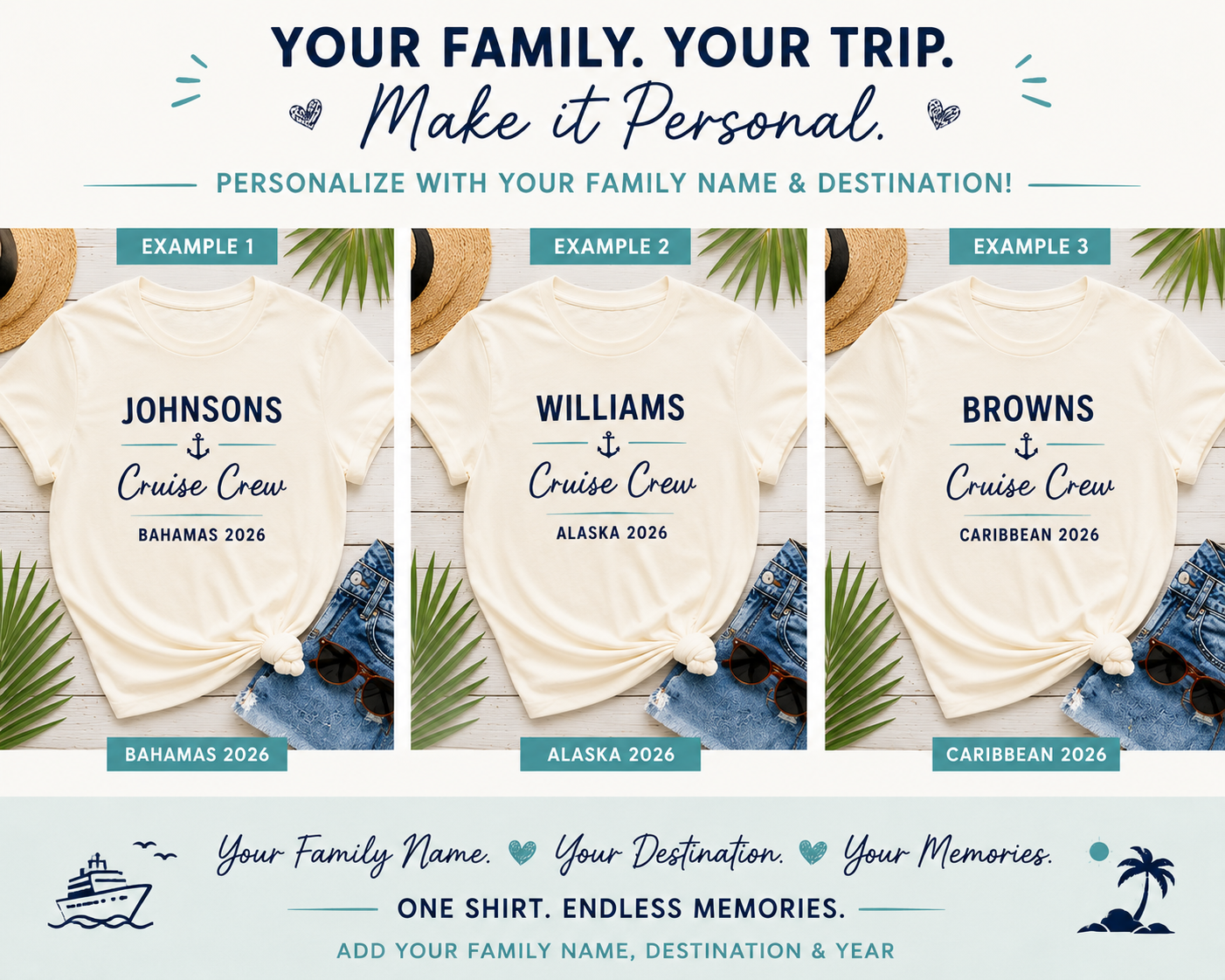 Custom Family Cruise T-Shirt
