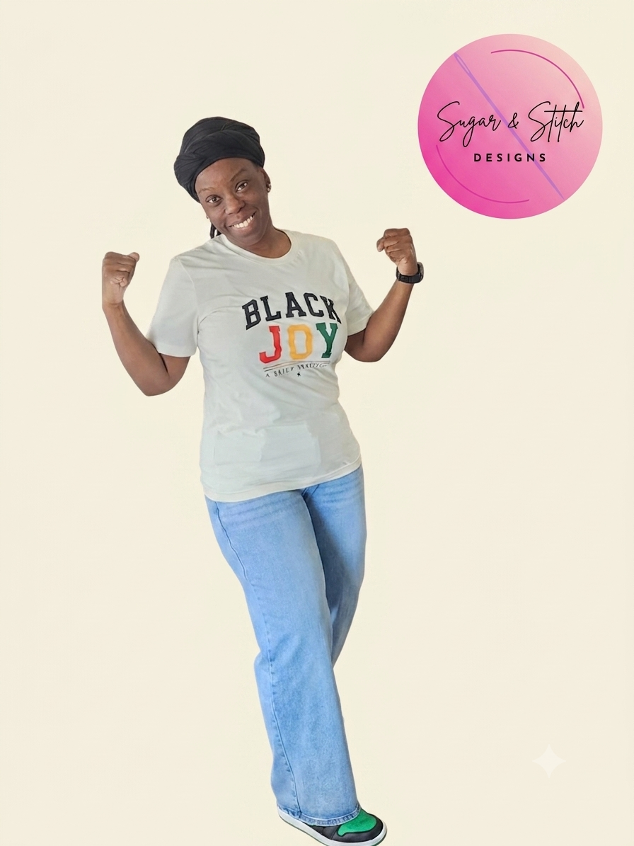 Black Joy A Daily Practice t-shirt, additional product photo