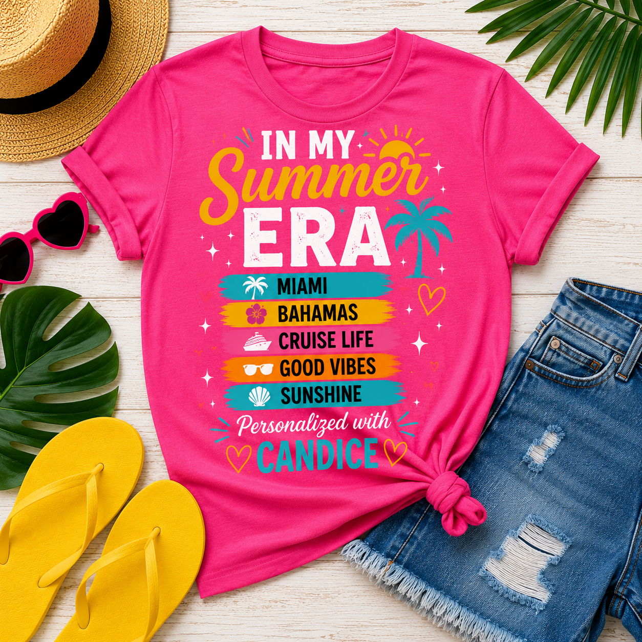 Custom girls trip cruise shirt turquoise personalized summer tee made to order