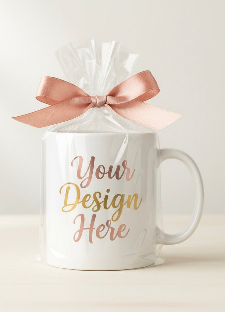 Personalized custom mug with uploaded design