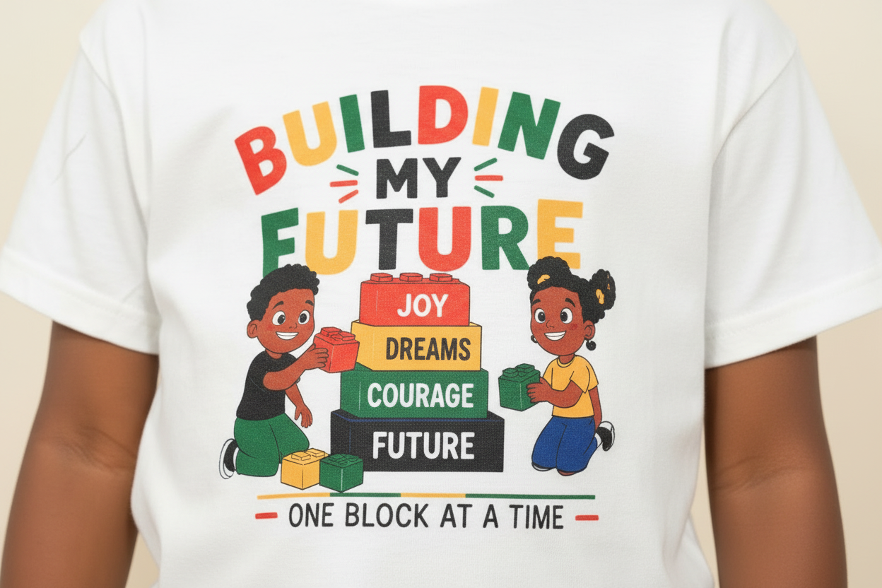 Building My Future – Close-Up Print Detail