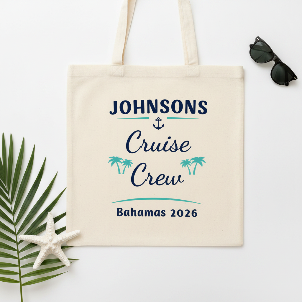 Cruise Crew Tote Flat Lay