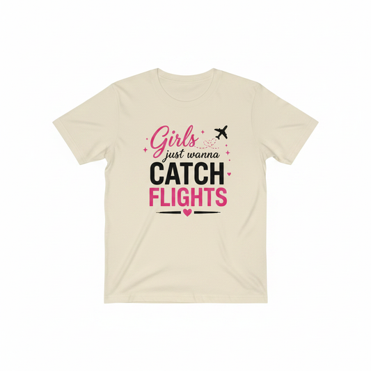 Girls Just Wanna Catch Flights T-Shirt