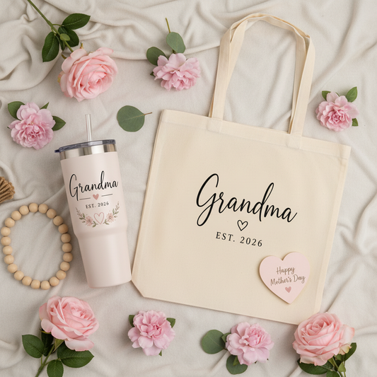 Grandma EST. 2026 Bundle Mockup