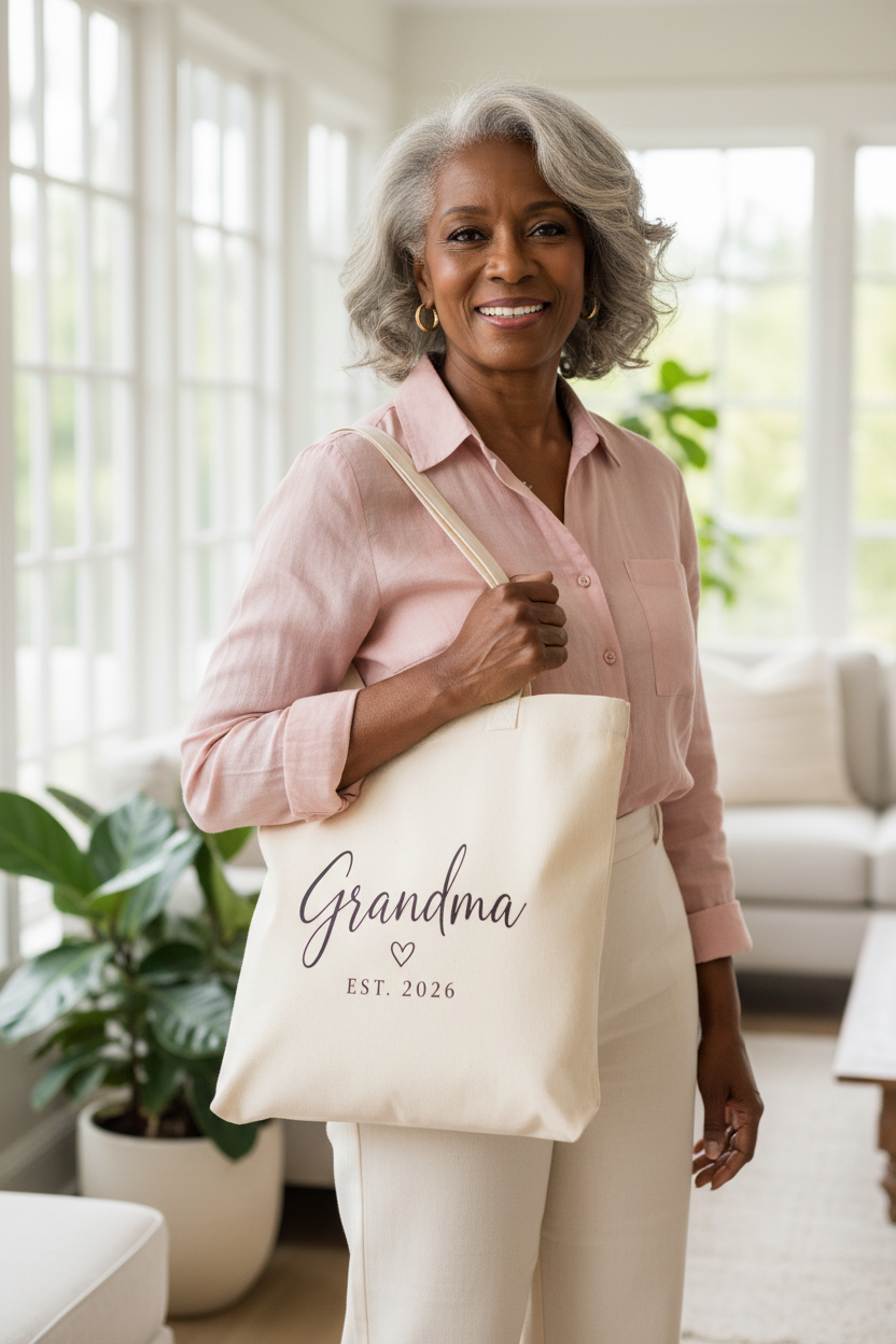 Grandma Tote Lifestyle Mockup
